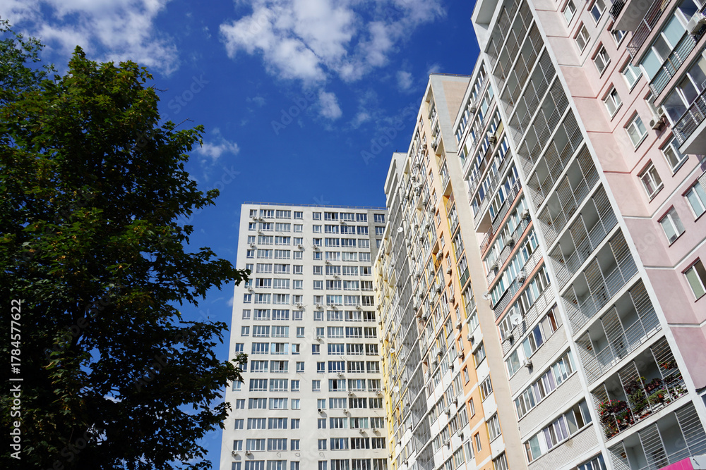 Obraz premium modern residential building