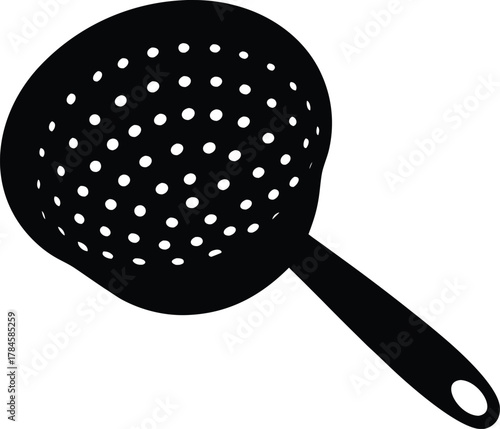 Black Skimmer Vector Illustration for Cooking Use In Kitchen Appliances