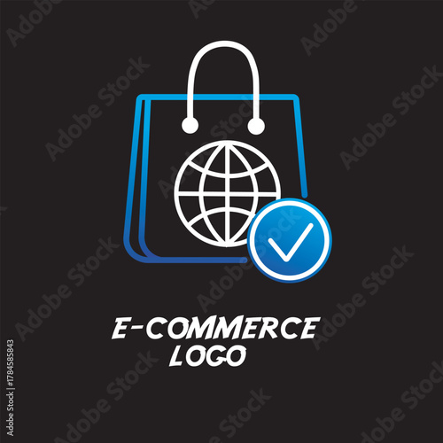 e commerce logo icon,