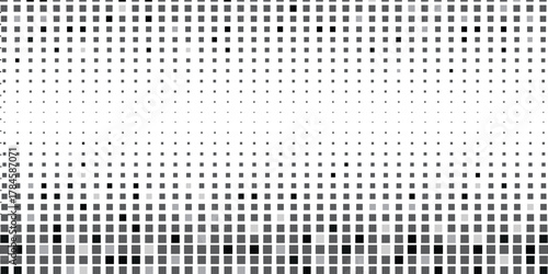 Pixel mosaic. Pixelated pattern, dispersion grayscale background. Halftone matrix, blocks falling recent vector texture.vektor illustration.eps 10