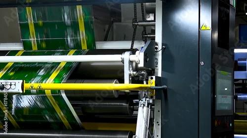 Flexo press for printing label