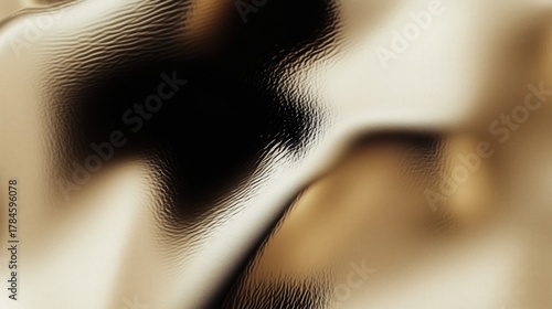 Abstract Retro Vintag Background - Beige golden Textured Waves with Warm Light Effect
