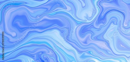 Abstract swirls of soft ice blue paint or liquid, flowing and ethereal ,  background,  liquid
