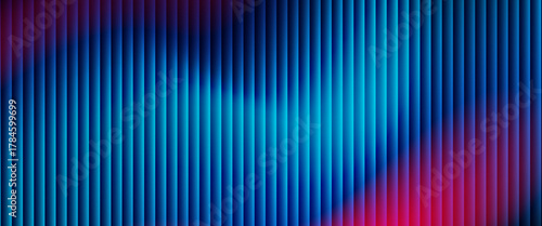 Futuristic neon gradient pattern with vertical glowing lines blending smooth and radiant colors.