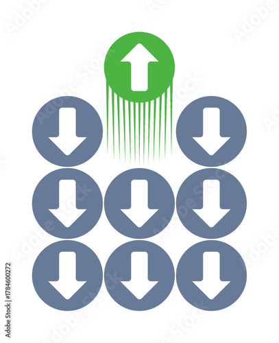 Rise Above the Crowd, The Power of Uprising, Concept of Positivity and Leadership.