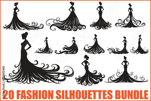 Wedding Dress Vector Pack