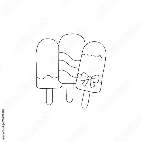 Delicious ice lolly icon