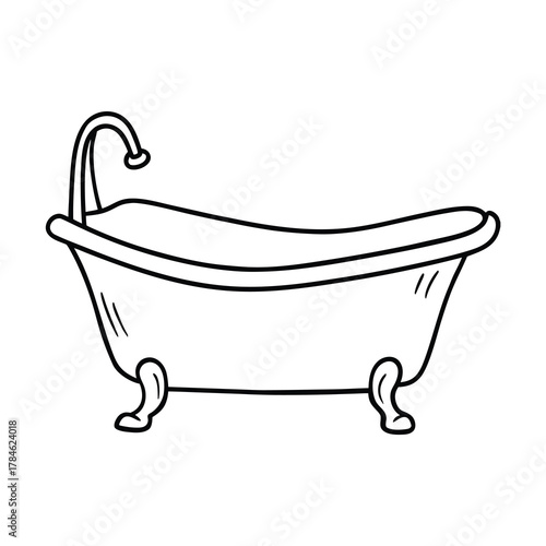 illustration of a bath tub