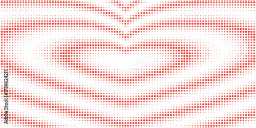Heart dot background. Hearts comic. Halftone fade border. Pop art halfton. Screentone fading pattern. Cartoon love patern. Faded groovy texture. Fades hearth bg. Effect gradient. Vector illustration