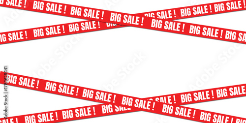 Big Sale Vector Illustration – Retail Discount, Clearance, and Shopping Promotion Design for Marketing and Advertising