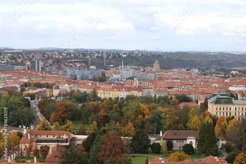 Photography panorama of prague