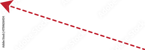 Red dotted arrow pointing up and to the left