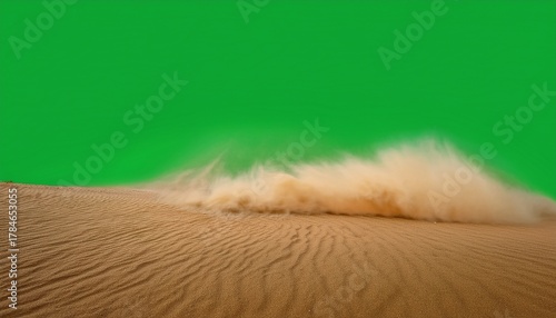 Realistic Sandstorm Green Screen Animation For Vfx And Desert Scene Compositing
