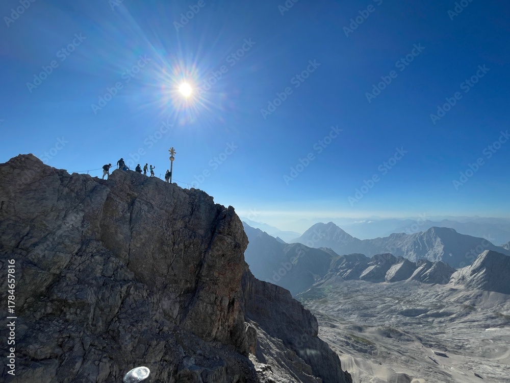 Fototapeta premium Alpenueberquerung
