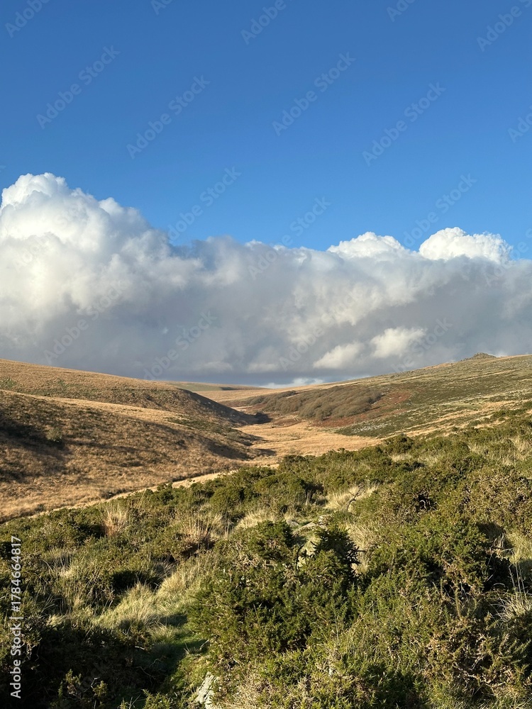 Fototapeta premium mountain landscape with blue sky