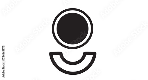 13. ball bounce impact on ground outline icon vector
