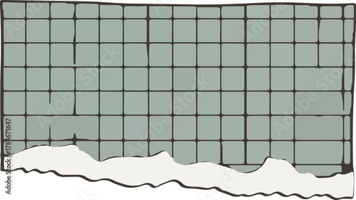 Paper with Torn Edges and Punch Holes - Blank Space for Notes, Messages, and Creative Designs