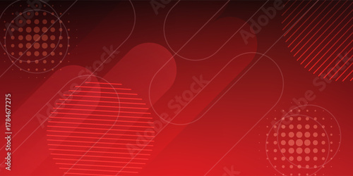 Light Red vector template with repeated sticks, circles. Modern geometrical abstract illustration with sticks, dots. Smart design for your business advert.