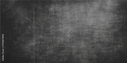 Aged black grunge wall texture for dark vintage concrete surface backdrop design
