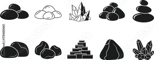 Heart shape made of circles valentine's day love romance graphic design eps silhouette