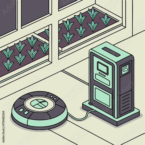 Automated hydroponic garden with robotic assistance and smart technology