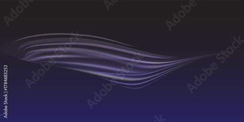 Abstract color wave design element with multi color lighting effect. multi color line and wave.