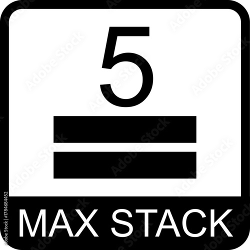 Illustration of Max stac icon