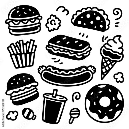 fast food icons