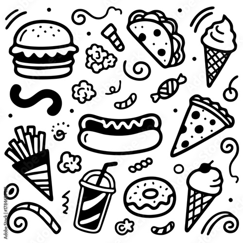 fast food icons