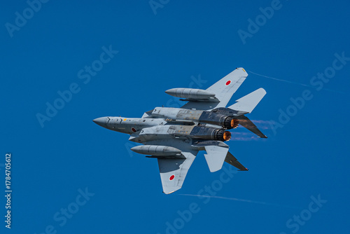 Tableau sur toile 飛行する戦闘機　F-15J　航空自衛隊