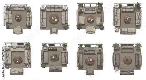 living room layout ideas showcasing various furniture arrangements for interior design inspiration optimizing space and flow for home improvement projects