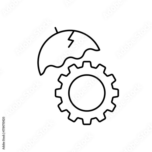 Icon a cryptocurrency, isolated against a clean background.