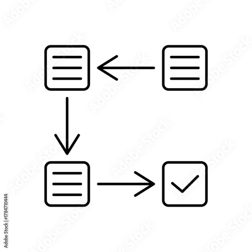 Icon a brokerage service, isolated against a clean background.