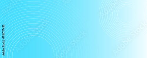 blue background with white circle rings in faded distressed vintage grunge texture design, old geometric pattern paper