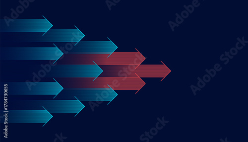 Abstract arrow direction. Technology background. High speed. Hi-tech