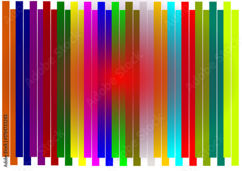 color pencils isolated on white background