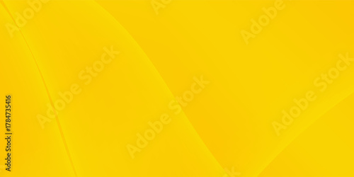 abstract yellow background. Aesthetic Yellow color background abstract art vector. yellow wave