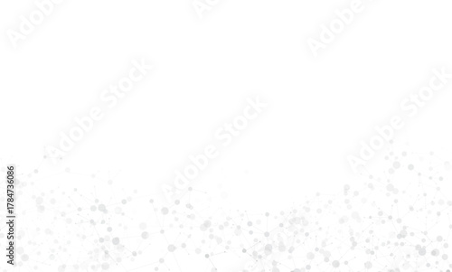 Molecules on gray background. Used for design healthcare, science and medicine background. DNA strand. Molecular structures