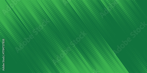 green halftone on background. Vector dotted sparkles or halftone shine pattern texture Pop Art Style Background eps10