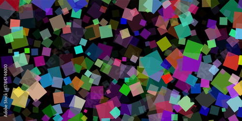 Dark colorful vector background with cards signs. Glitter abstract sketch with isolated symbols of playing cards. Smart design for your business advert of casinos.