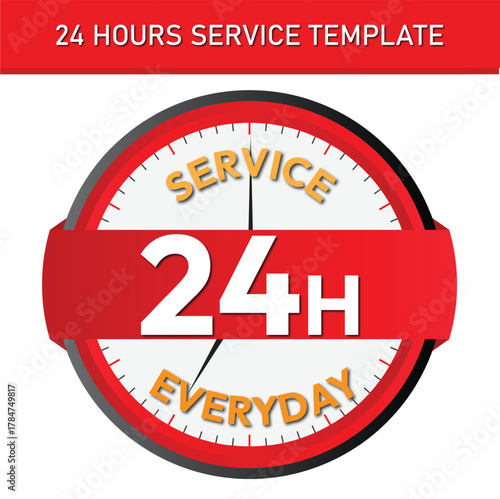 24 Hours Service Template