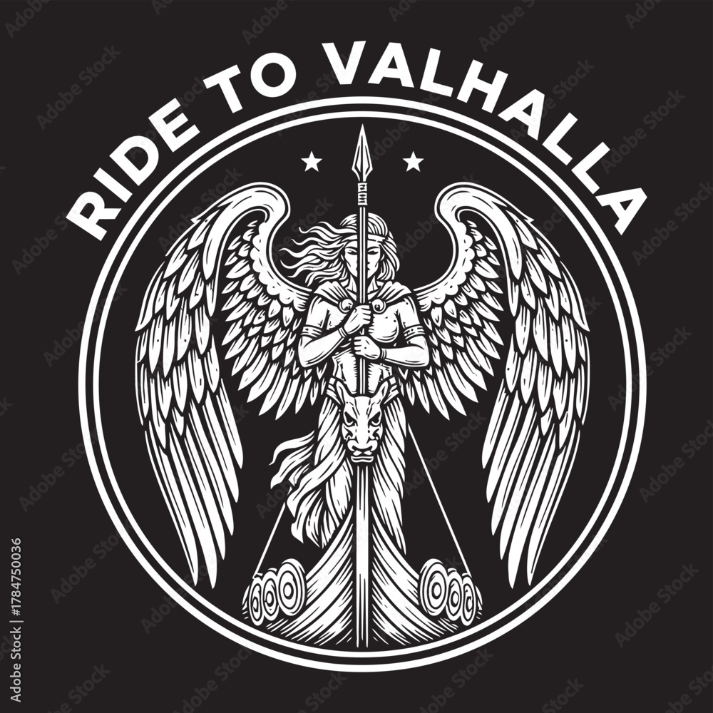 Obraz premium Ride to Valhalla — Twin Valkyries