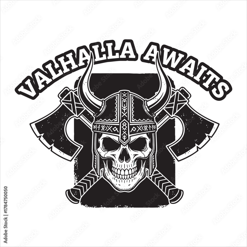 Fototapeta premium Valhalla Awaits — Horned Helm