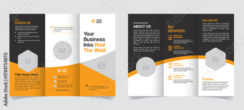 Modern Trifold Brochure Design Template