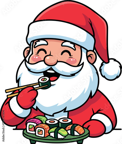 Funny Santa Clues, T-shirt Design, Generative Ai