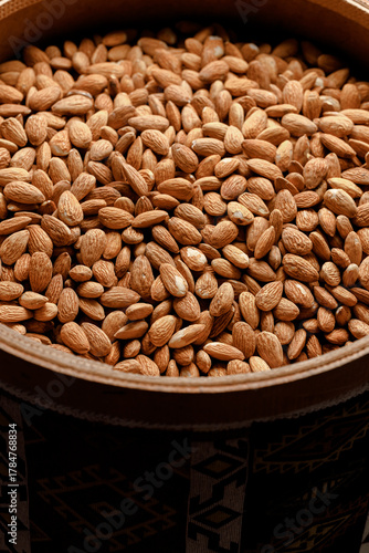 Almonds Close-Up Macro Shot