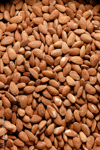 Almonds Close-Up Macro Shot