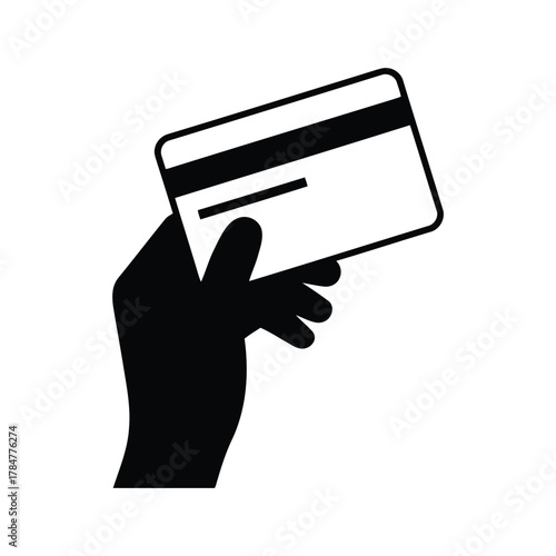 Hand holding credit card