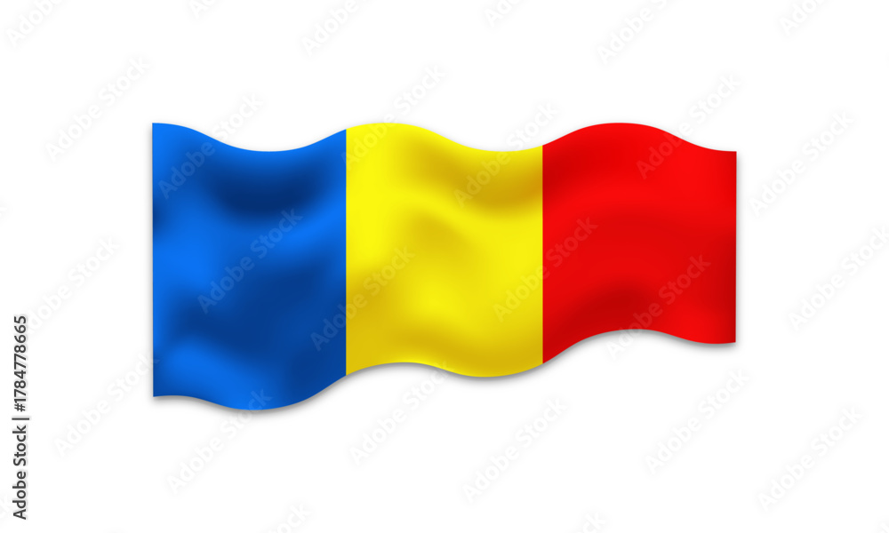 Obraz premium Flag of Chad