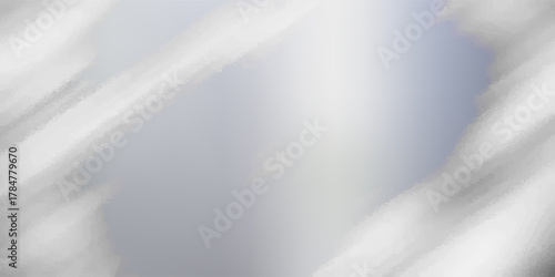 Vector shiny foil or silver metallic pattern. Texture of transparent, matte white and grey frosted glass, blur effect